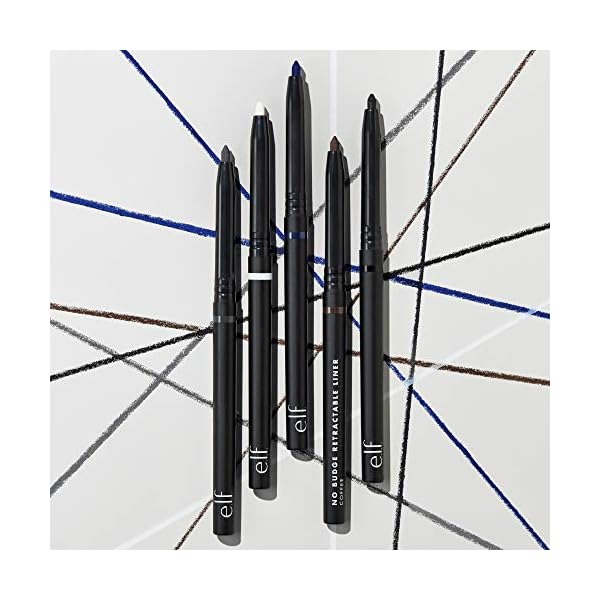 elf-No-Budge-Retractable-Eyeliner-Creamy-Ultra-Pigmented-Waterproof-Creates-Bold-Defined-Lines-Black-0006-Oz-018g e.l.f. No Budge Retractable Eyeliner, Creamy, Ultra-Pigmented & Waterproof, Creates Bold & Defined Lines, Vegan & Cruelty-Free, Black 0.006 Oz
