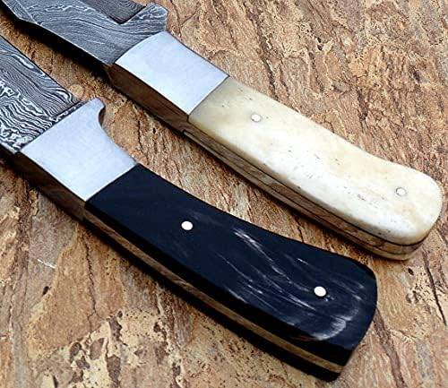 Poshland BC-173 Custom Damascus Steel Knife- Beautiful Handle