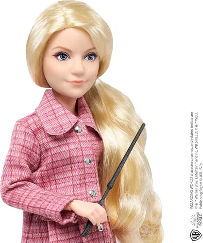 Muñeca coleccionable Luna Lovegood con accesorios Harry Potter miniatura 3