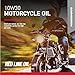 Red Line 42404 10W40 Synthetic Motorcycle Motor Oil - 1 Quart (6 Pack)