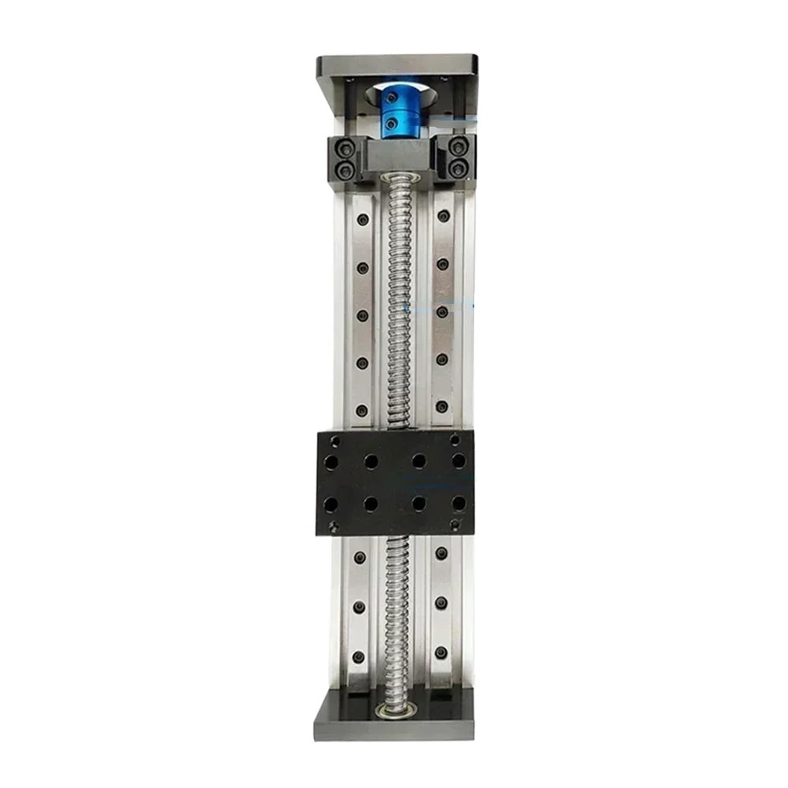 Dual Optical Axis Manual Sliding Table Rail Guide Linear Guide Table Double Rail Sliding Table Axis Ball Screw Linear Stage Mobile Table 80mm Width SFU1204(400mm Stroke)