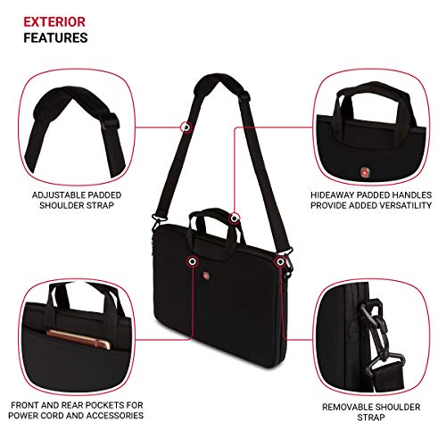 Wenger Legacy 15.6 Inch Ultra Computer Slimcase, Black, One Size3