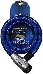 Trava de Moto Articulado Cadeado Estepe Corrente 15mm (15mmX100cm)