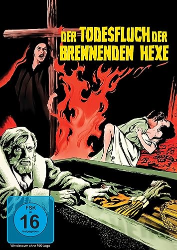 DER TODESFLUCH DER BRENNENDEN HEXE edicion alemana con tablero de madera y cartas ilustradas 3
