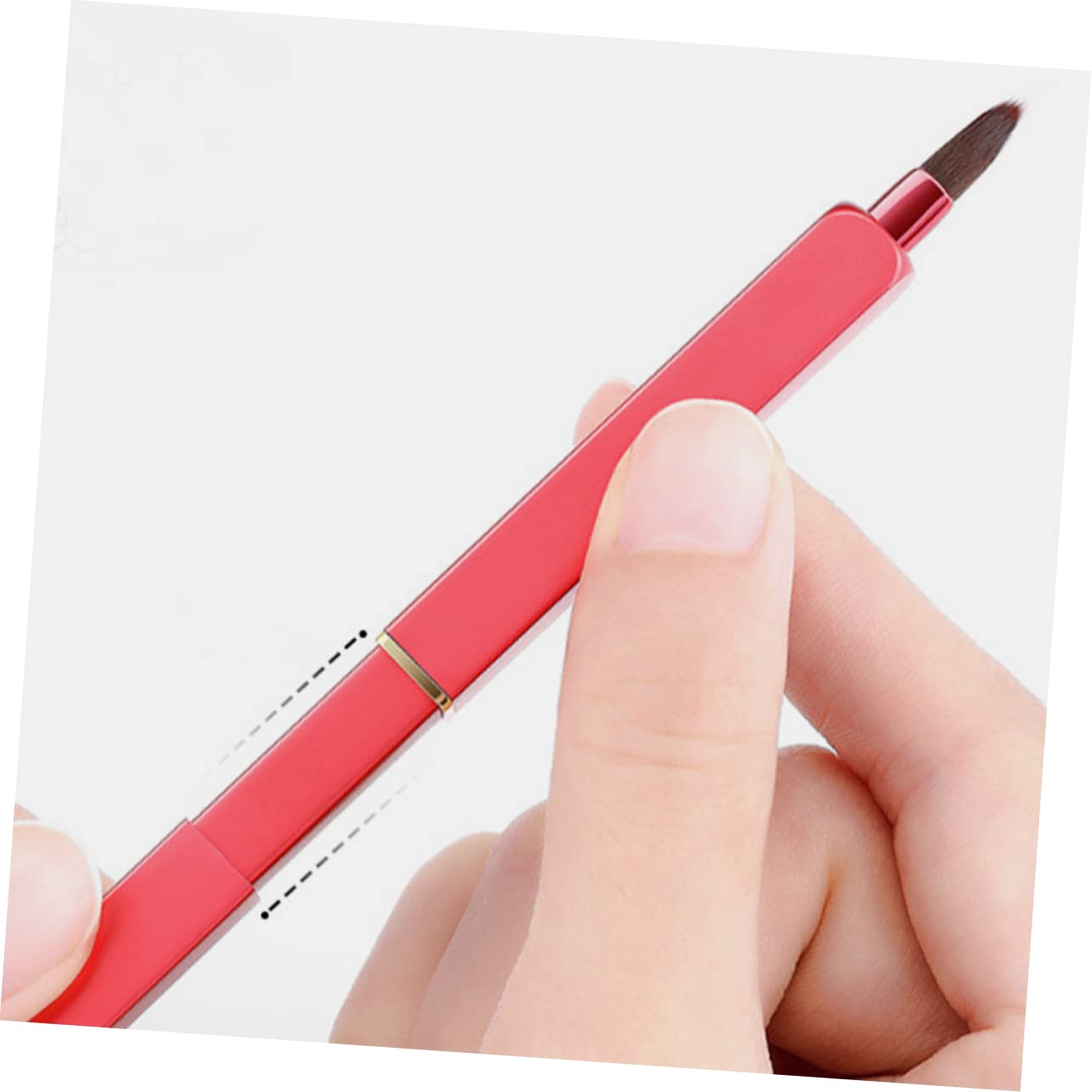 BESTYASH Mini Lip Brush Set 3pcs Lipstick and Applicator for Travel Portable Makeup Brush Kit