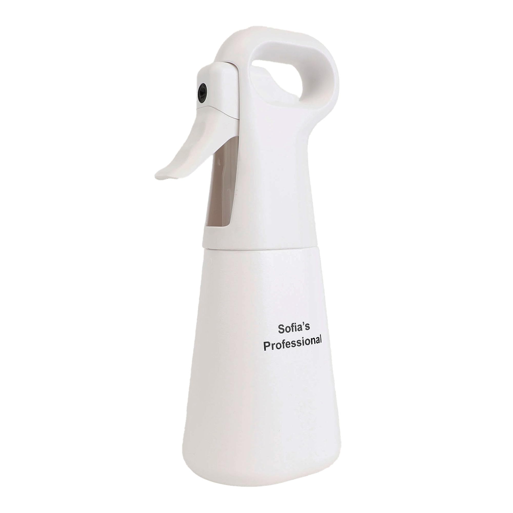Eson Hair Water Spray Bottle 300ml, Refillable Continuous Mist Sprayer, Spray Bottle for Barber, Hairdresser, Salon, Hair Styling, Cleaning, Misting & Skin Care, Plants (White)