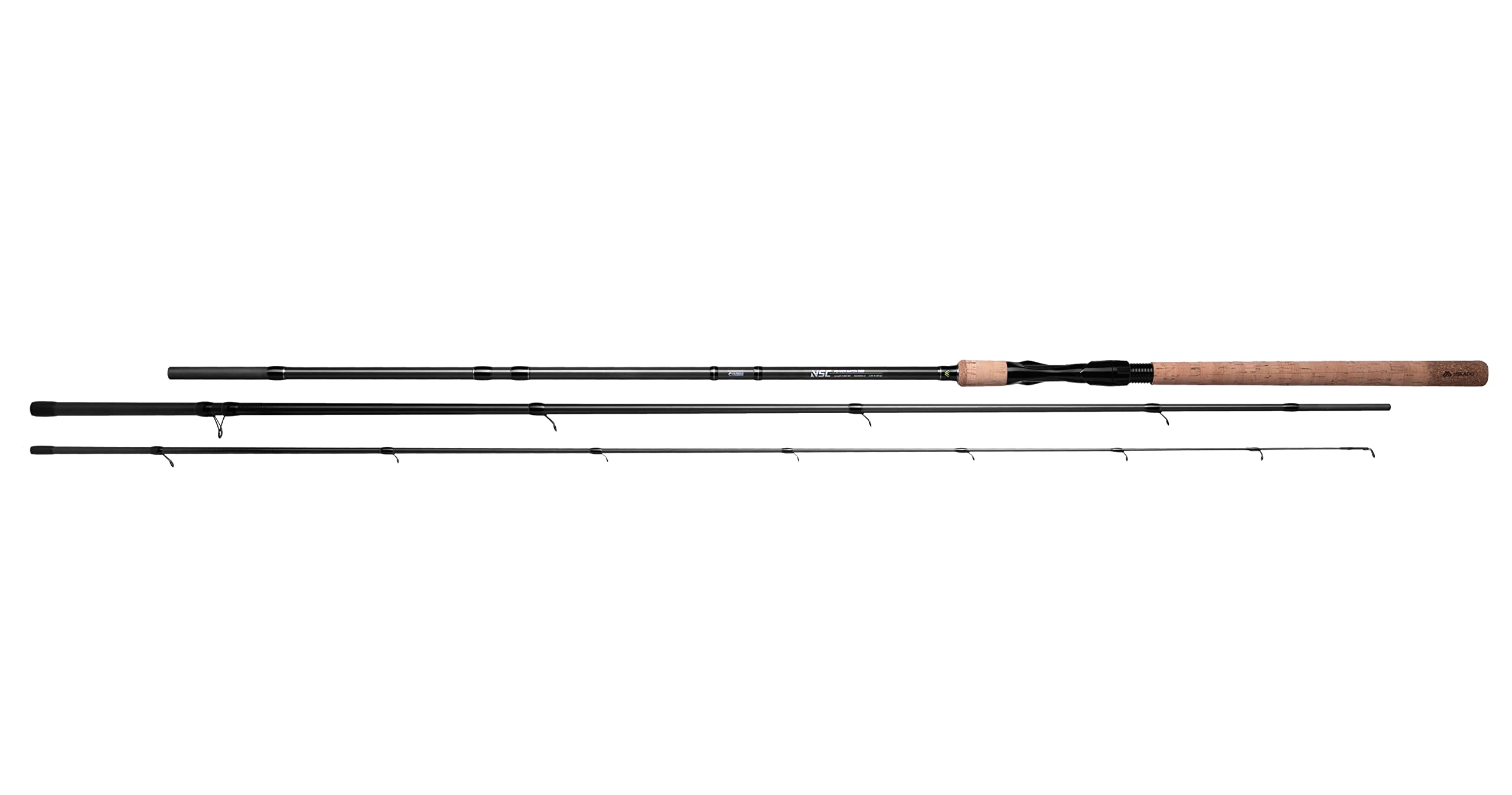 Mikado NSC Power Match High Carbon Canne à pêche en carbone 4,20 m/239 g/5-30 g, Articles de Pêche