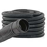  Zelsius Poolschlauch für Sandfilteranlage  schwarz  32 mm Durchmesser  Schwimmbadschlauch, Solarschlauch, Filterschlauch für Pool Sandfilterpumpe  Poolzubehör (25 m)