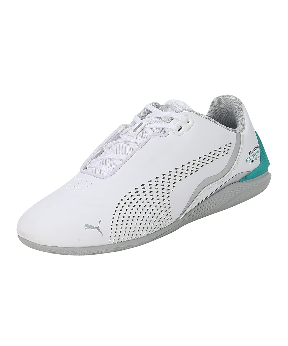 Puma Unisex-Kid MAPF1 Drift Cat Decima Junior White-Spectra Green-Mercedes Team Silver Sneaker - 5UK (30726303) (B0BRBN27DT) Amazon Price History, Amazon Price Tracker