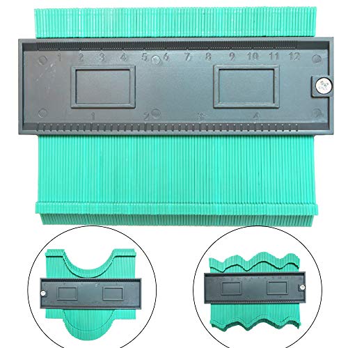 Duplication Plastic Contour Gauge Frame Profile 5 Inch for Winding Pipes,Circular Frames,Ducts,Install Flooring