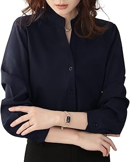 [Yino] （イノ） シャツ ブラウス レディース シフォン スキッパー エレガント 上品 体型カバー 着痩せ 長袖 おしゃれ 女性らしい 大人 優しい 魅力 カジュアル フォマール 通勤 トップス 秋