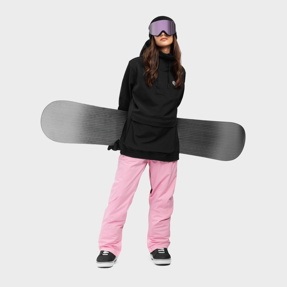 SIROKO Chaqueta para snowboard/esquí esquí y nieve W3-W North Ice Negro