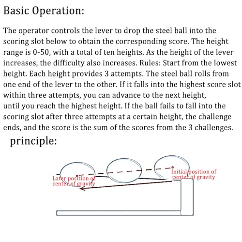Herramienta de escalada de bolas de acero para demostrar física, aparato experimental STEM para principios mecánicos de aula y laboratorio