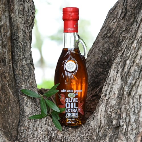 Aceite de Oliva Extra Virgen con Chile KORVEL 250ml Pack 2 miniatura 2