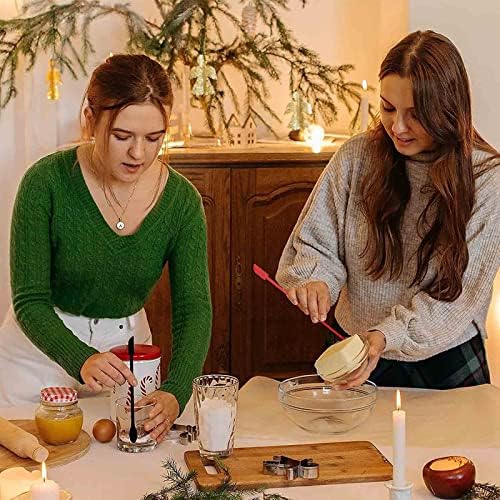 6 Pcs Double Head Silicone Spatula Set, Skincare Spatula with Spoon, Multifunction Mini Spatula Lotion Stirrer for Jar, Beauty Cosmetics, Kitchen Bottles(Corlourful, 3 Sizes)