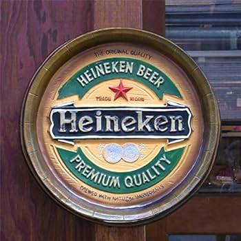 Amazon.co.jp: ハイネケン樽底壁掛け看板 Heineken アメリカン