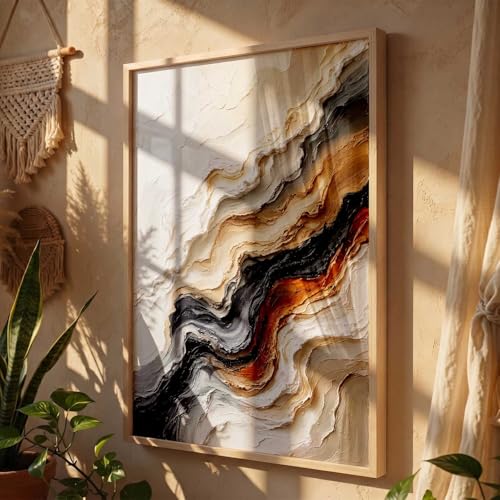 Image of kotart Aesthetic Art Home Decoration Painting | Paintings With Frame For Living Room Bed Room Hotel Wall Decor Digital Reprint (13x17 inch)