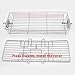 Spit Rotisserie Basket Acier Inoxydable Barbecue Grill Rôtissoire Cuisson Grillé Cage Viande De Poisson Friture À L'air Panier Plat pour Fours Rotatifs 25-42L 1PCS - Petit pour Four 25-30L Baifan