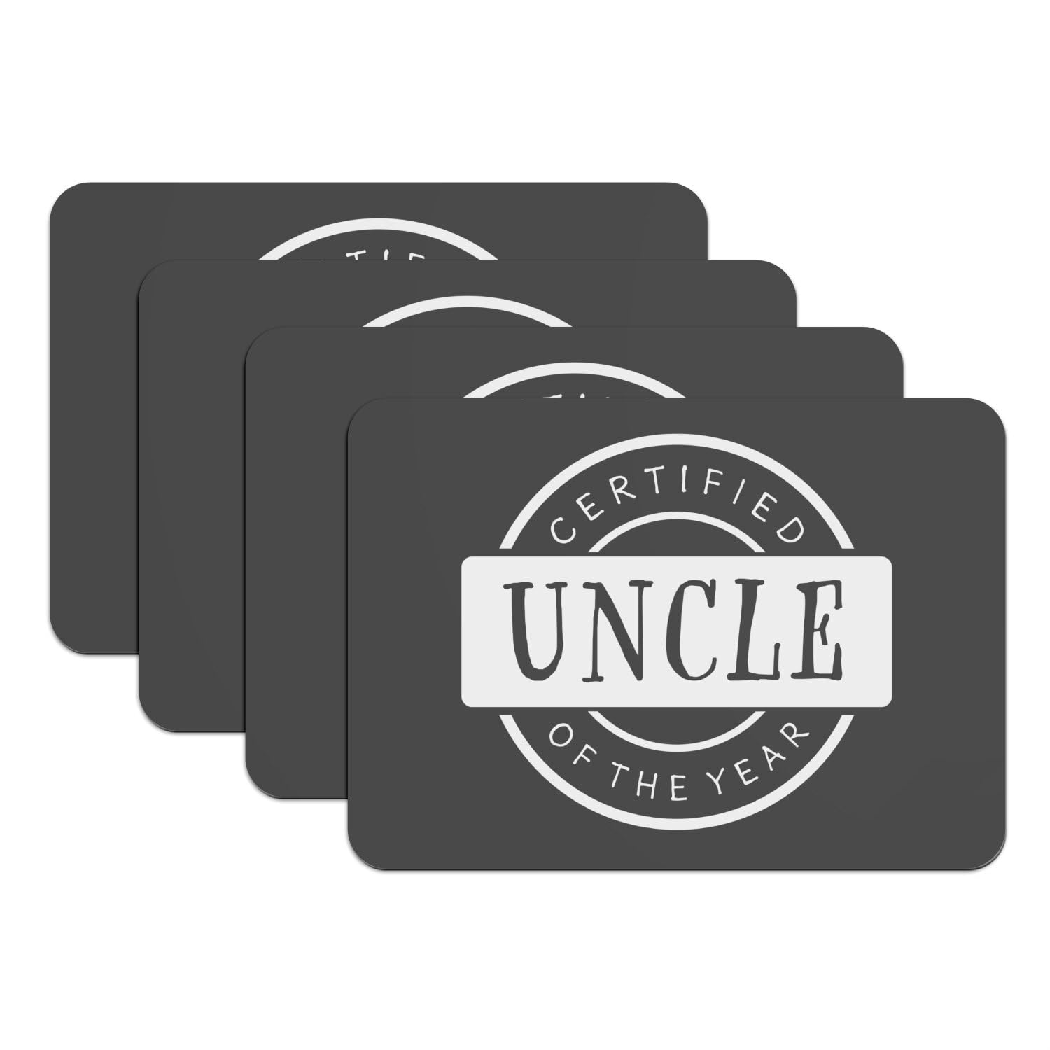 Sets de table en caoutchouc noir 39,5x28,5 cm pour les repas de famille