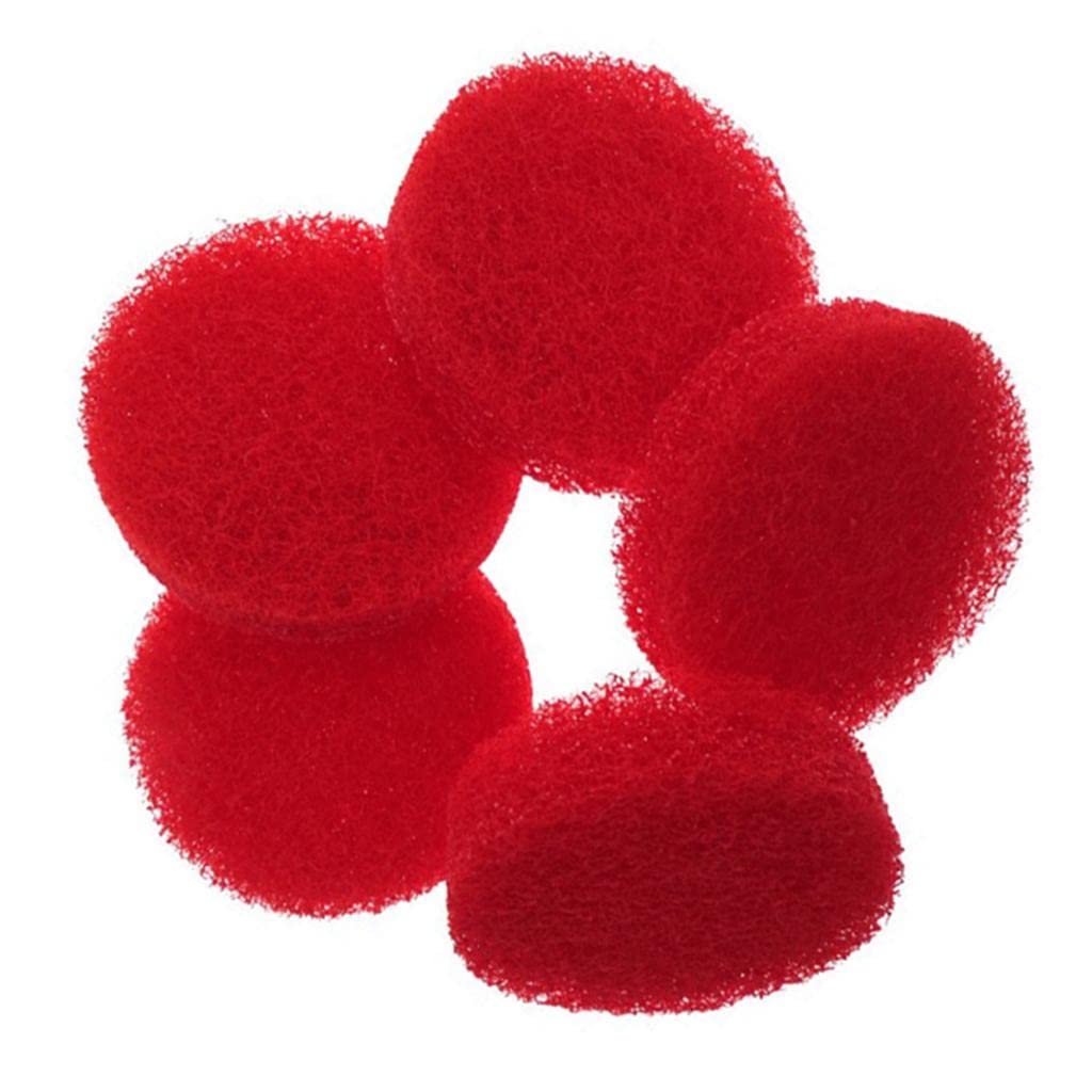 5PCS 4'' Nonwoven Nylon Power Scrub Pads NonScratch Scouring Pad