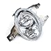 TXKMO Auto Anteriore fendinebbia fendinebbia Frontale Anteriore paraurti Lampada riflettore Luce Guida Anti Nebbia Luce/Adatta for Peugeot 206 2005 2006 2007 2008 (Emitting Color : Left)