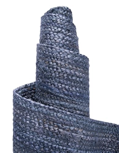 Alfombra de yute para sala de estar y dormitorio rustico de 3x18 5