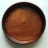 飛騨高山・けやき工芸品・お盆 サイズ 直径 26.5㎝ 高さ 4㎝