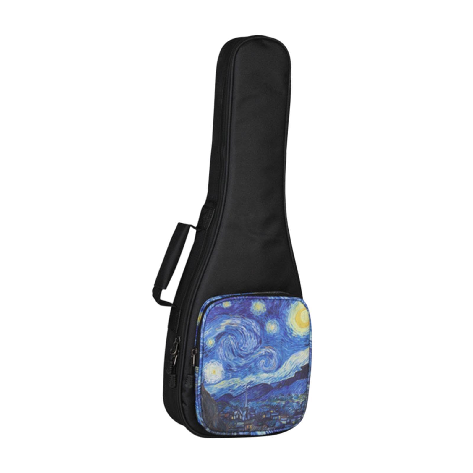 Custodia protettiva impermeabile per ukulele, 53,3 cm, colore nero, Set da 2 (nero 53,3 cm), 53,34 cm