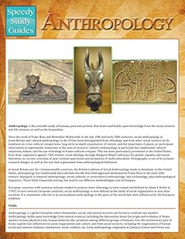 Paperback Anthropology (Speedy Study Guides) Book