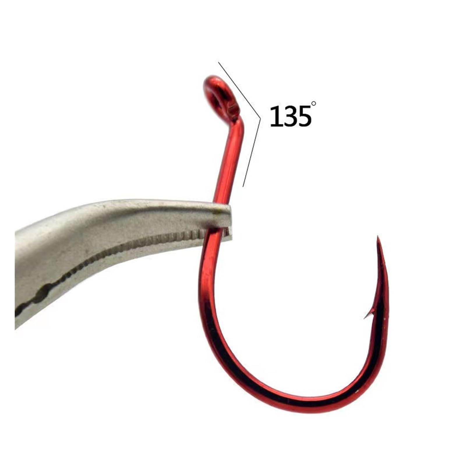 Amo da Pesca, Ami da Pesca, 92554 Jig Big Fish Hook Becco Esca Amo Carpa Amo da Pesca Attrezzatura Ami da Pesca in Mare Originali 5 Confezioni (Color : 6)