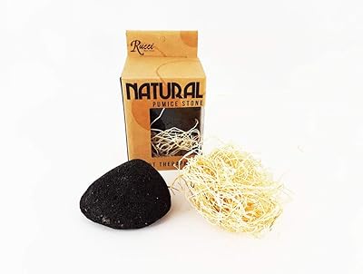 Natural Volcanic Stone Pumice Stone Black Pack of 3 Approx. size3