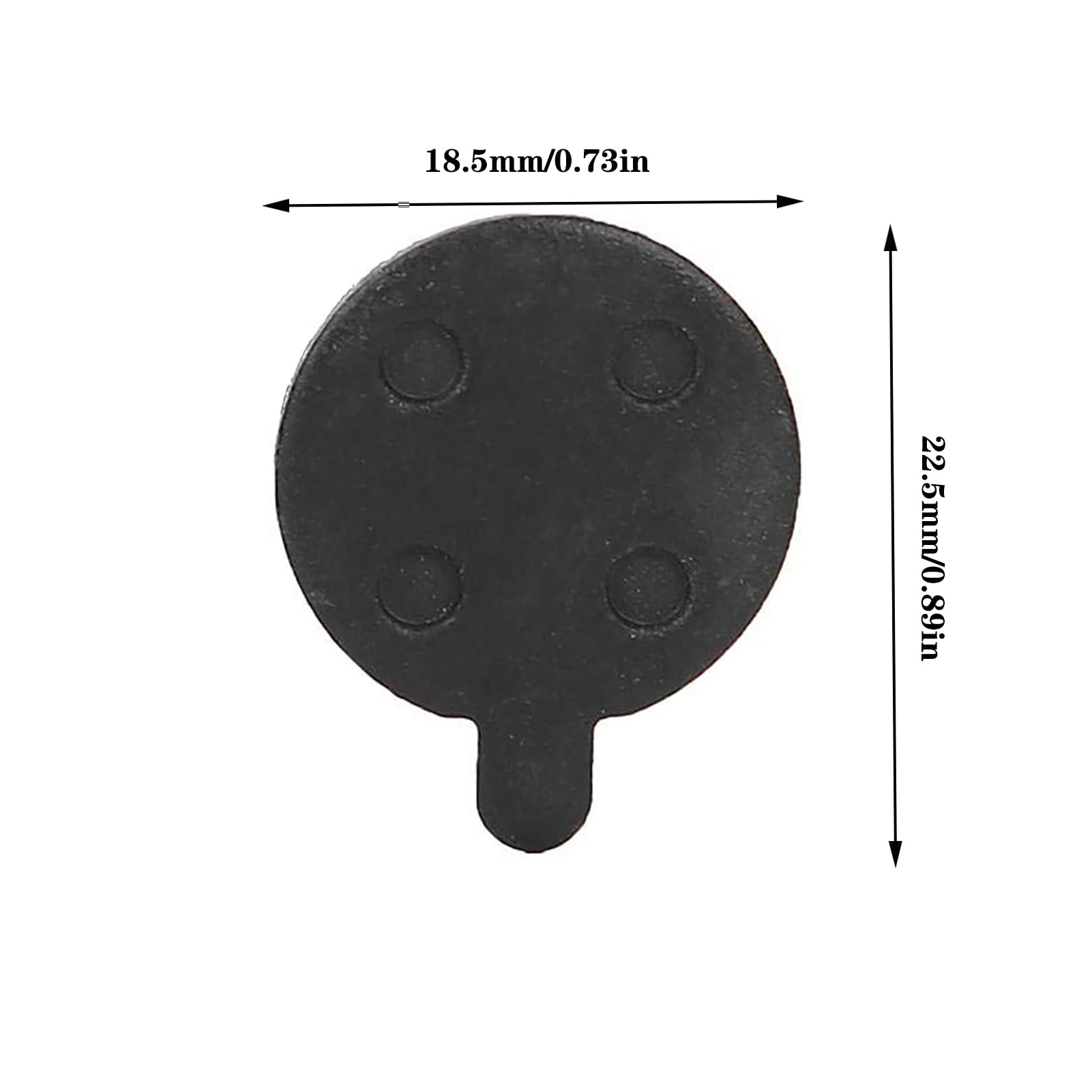 4 Paia di Pastiglie dei Freni, Disco Ricambi per Scooter Elettrici da 10 Pollici, Pastiglie dei freni per Xiaomi M365 Pro, 1S, Essential, Pro 2