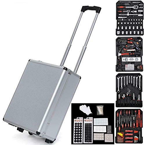 Kit de herramientas mecánicas 1199 piezas con maletín miniatura 1