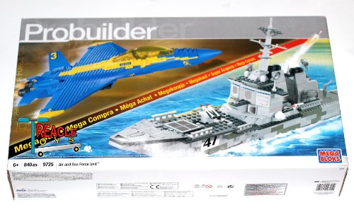 3708 Mega Bloks Destroyer Mega Bloks Probuilder 9725 Air And Sea - Main Image