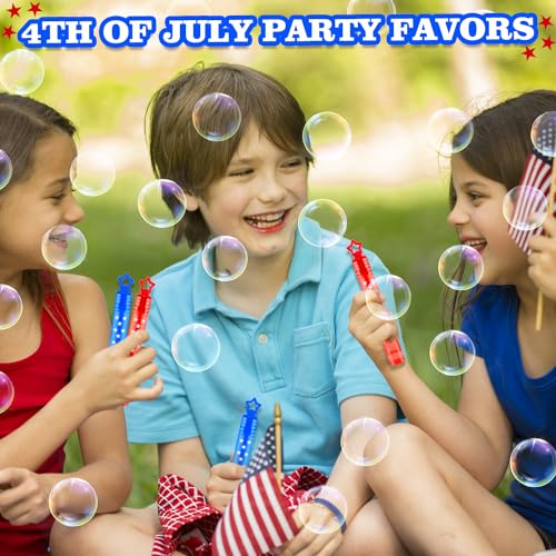 4th-of-July-Bubbles-Party-Favors-for-Kids-20-Pack-Mini-Bubble-Wand-Toys-for-Toddlers-Small-Party-Supplies-Accessories-Decorations-for-Fourth-of-July-Patriotic-Memorial-Day-Birthday 4th of July Bubbles Party Favors for Kids 20 Pack Mini Bubble Wand Toys for Toddlers Small Party Supplies Accessories Decorations for Fourth of July Patriotic Memorial Day Birthday