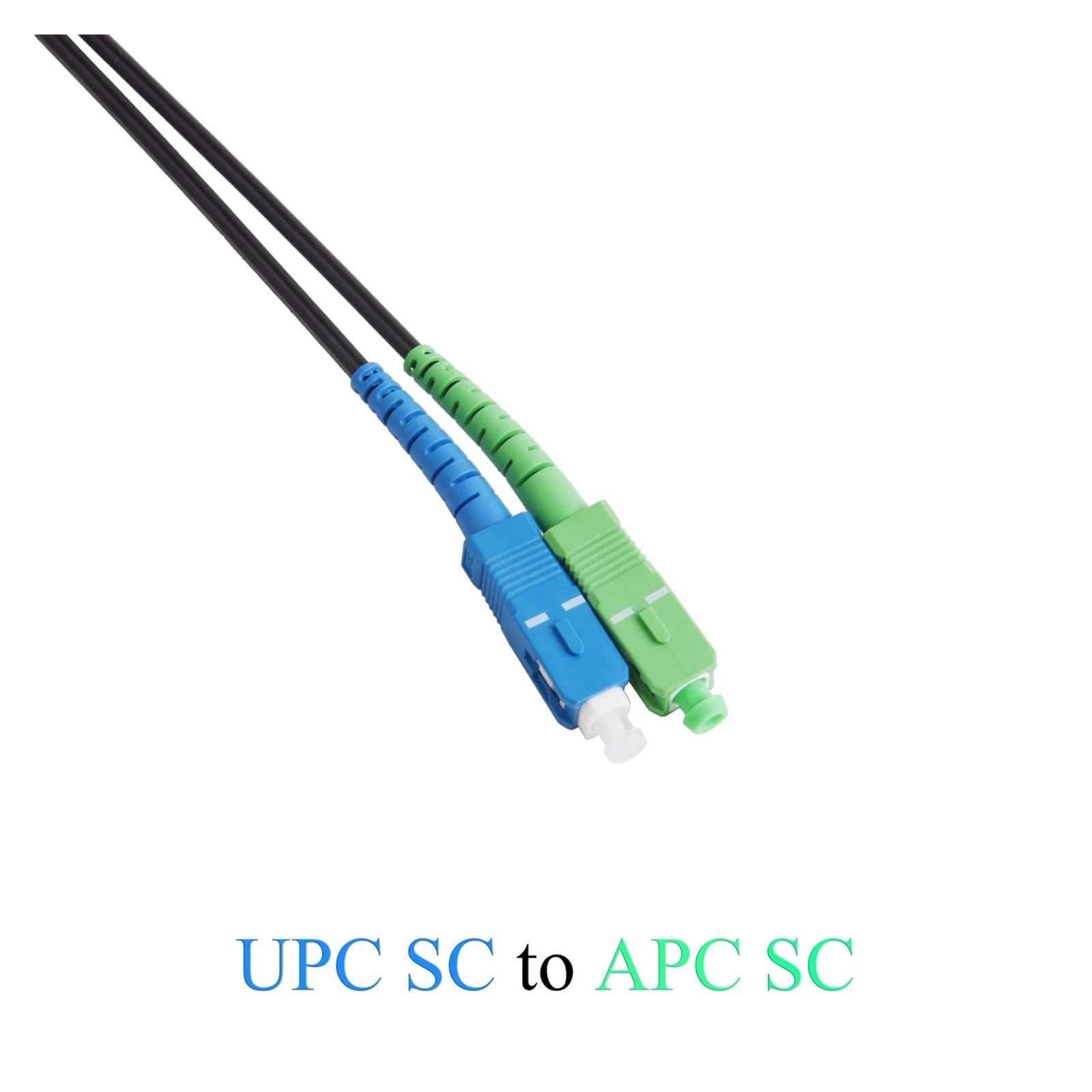 Kabel krosowy światłowodowy, Patchcord światłowodowy APC SC do UPC Jednomodowy, 1-rdzeniowy, zewnętrzny, Simplex 20–70 m(40m)