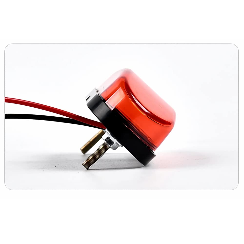 BATLAM 10 Stück LKW Seitenmarkierungsleuchte 12V 24V Anhänger Abstandslicht Seitenmarkierungsleuchte Rot Weiß Bernstein Blau Grün,Weiß