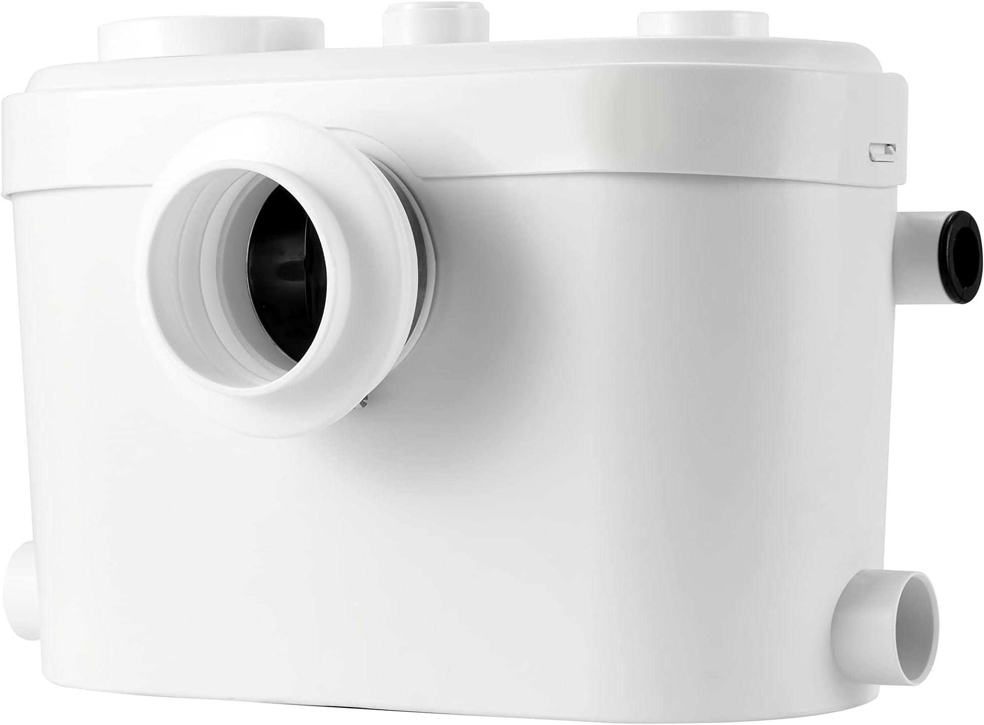 Macerator Pump for Sanitary Toilet Shower Sink Waste 3 in 1 Carbon Filter 750 Watt IP55 Rated P750A,White