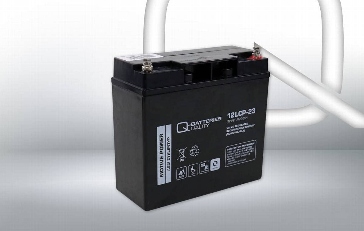 Batería Qbatteries 12LCP-23-M5 Agm Deep Cycle Battery. Tecnología AGM. 12V - ...