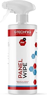 Gtechniq Panel Wipe for Car Cleaning, Pre-Sealant Car Cleaner for Polish Residue, Fragrance-Free, Transparent, 500ml