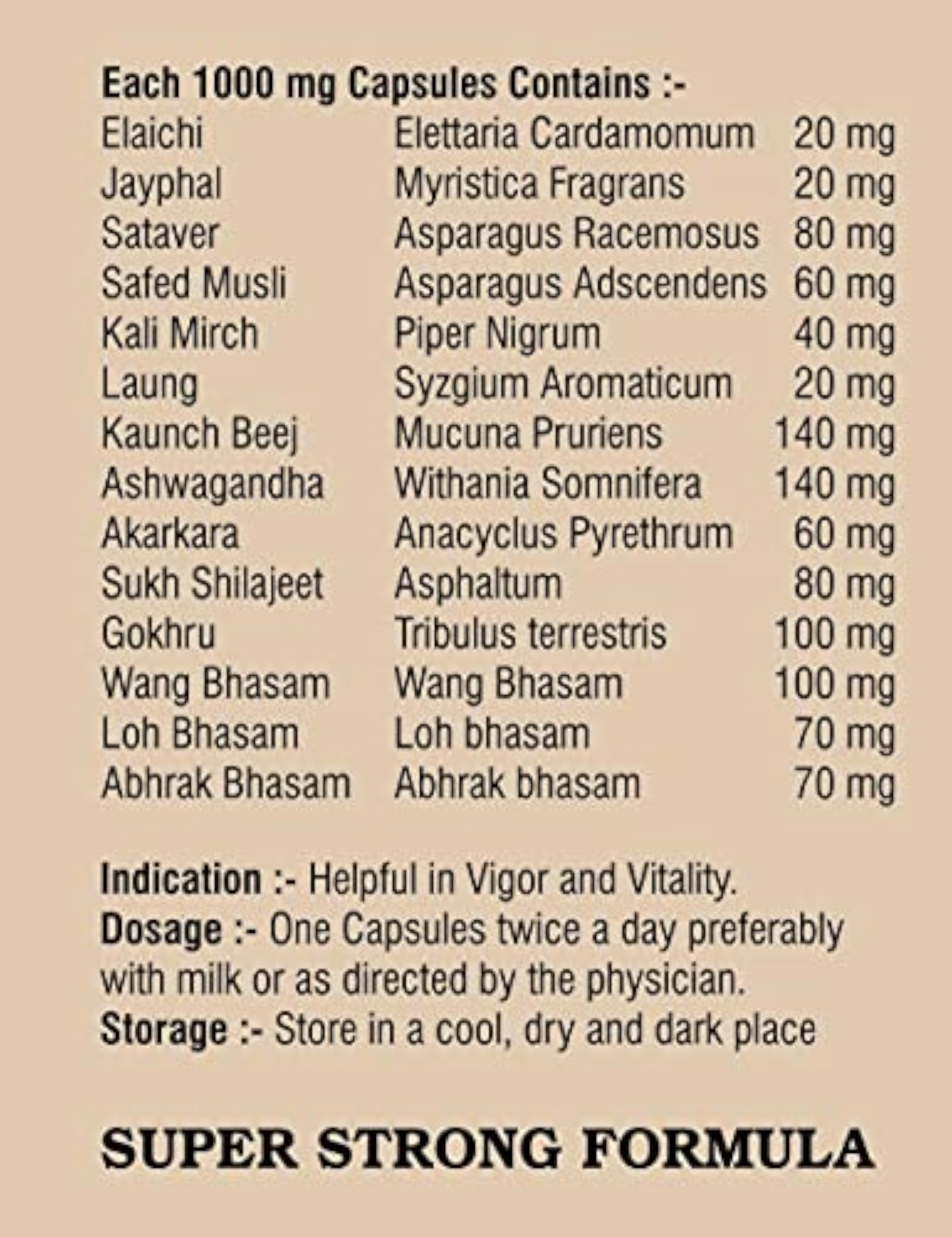 HMV HERBALS JOSH69 Capsules for Men 1000mg