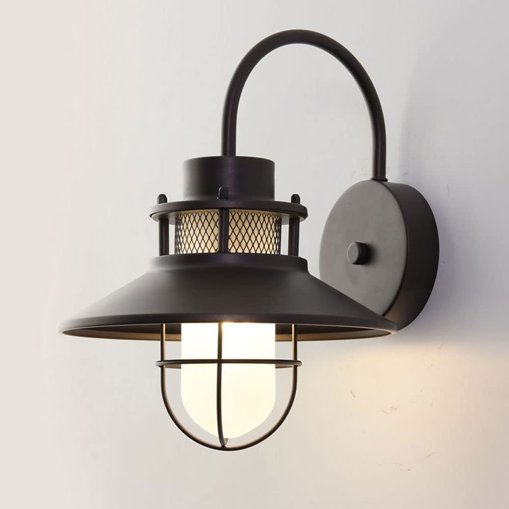 Applique murale rétro d'extérieur col de cygne luminaire étanche IP54