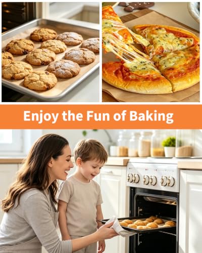 200pcs Papier Cuisson, 30x40cm Papier Sulfurisé Pour Four, Air Fryer, Grill – vue 6