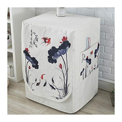 Washing Machine Cover Washing Machine Cover，Sunscreen Cover for Drum Washing Machine ，Washer Cover for Front-Loading Machine Waterproof Dust-Proof Thicker for Home Appliances