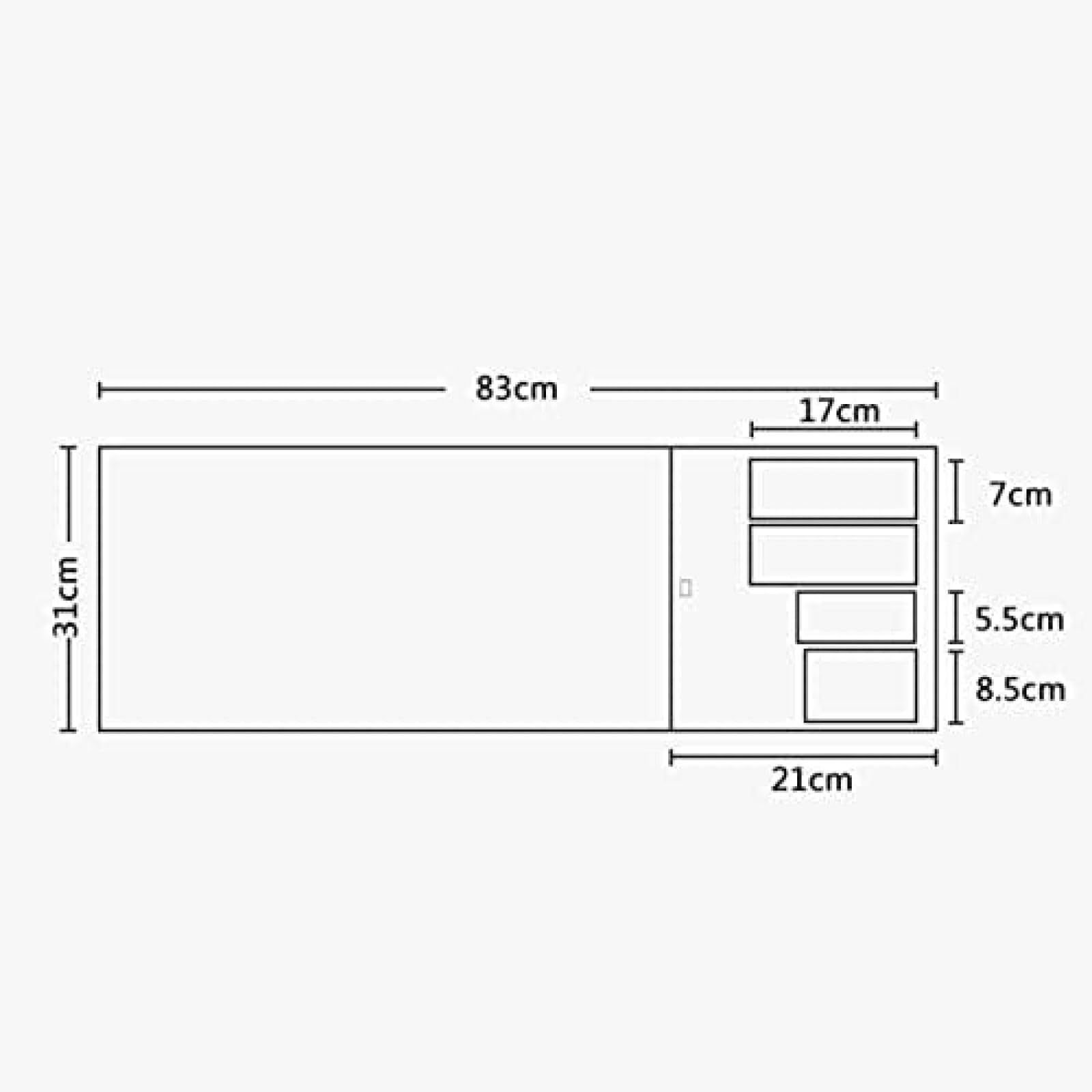 Organizador De Reposabrazos De Sofá, Soporte De Control Remoto Para Sillón Caddy Para Sillón Reclinable Con 5 Bolsillos Para Revistas, Tabletas, Teléfonos, TV, Mandos A Distancia,Café,31x83cm,Cons
