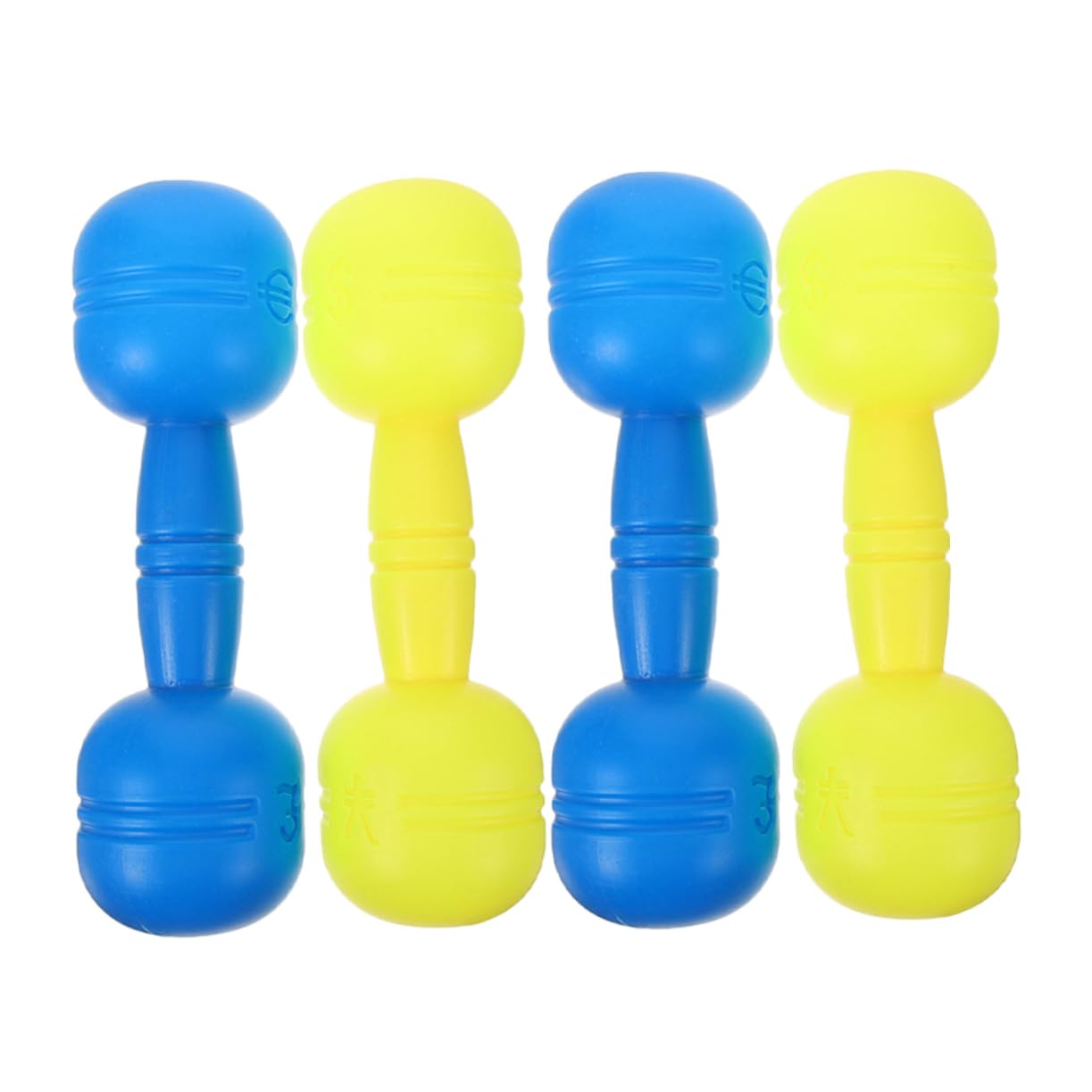 BESPORTBLE 2pairs Elementary Pe Equipment Boys and Girls Dumbbells Interactive Weights for Gymnastics Small Weights Plastic for Boys