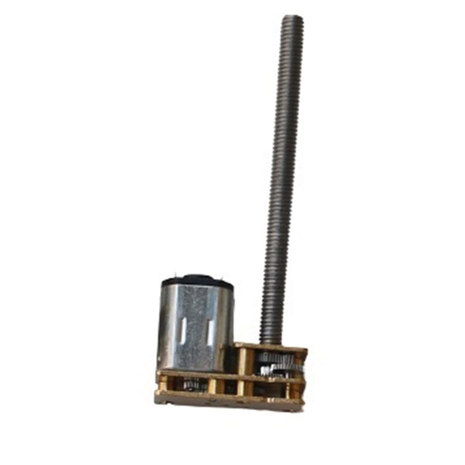 Getriebemotor N20 DC 12V Getriebemotor, kleiner electronic starter mit M4 * 55mm Welle Mikro-Metallgetriebe Niedriggeschwindigkeitsbagger Spielzeugschloss electronic starter Elektrisches Zubehör(80RPM