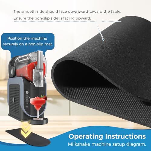 Image of Sliding Pad Compatible with Ninja Slushie Machine FS301 /FS300 - Non-Slip Mat & Smooth Move Accessory | Effortless Repositioning & Desktop Protection | 18.1 inchx6.7 inch Perfect Fit