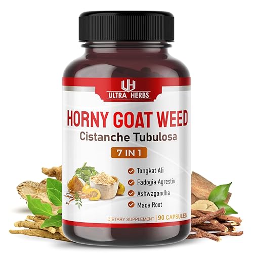 Ultra Horny Goat Weed Tongkat Ali Maca Root Tribulus - Increase Energy, Stamina & Performance with