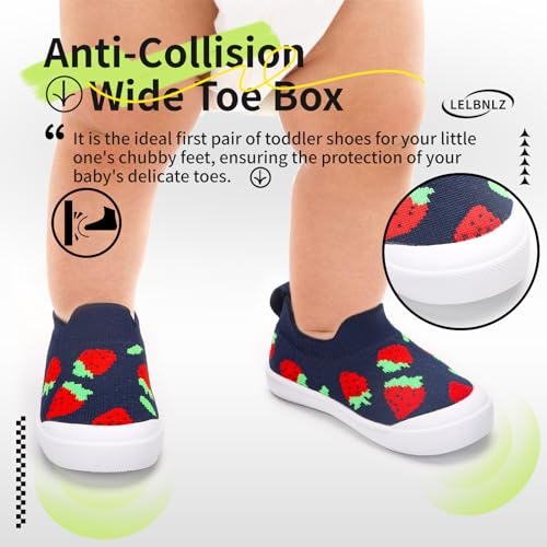 Cute Baby Shoes,Non-Skid Toddler Shoes,Soft Sole Baby Girl Shoes 6-24 Months, Lightweight Boys Shoes,Baby Walking Shoes,Toddler Boy Shoes,Breathable Infant Shoes,Toddler Sneakers for Babies3